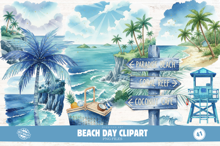 Beach Day Clipart