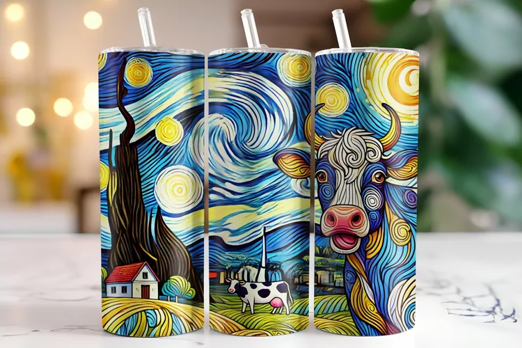 Cow Tumbler Wrap | Sublimation | Tumblers