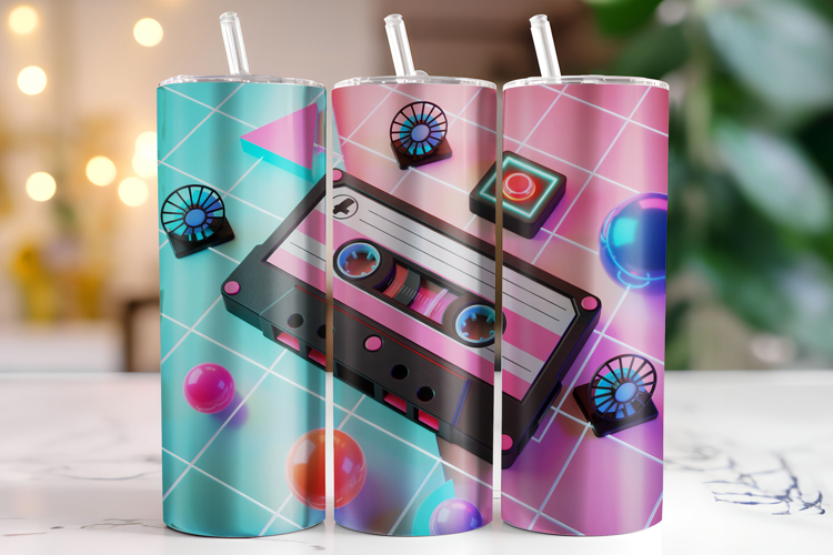 Classic tape Tumbler Wrap | Sublimation | Tumblers