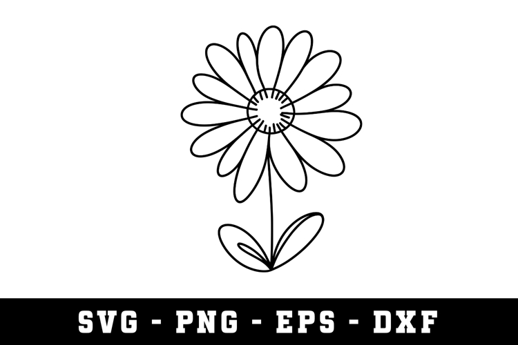 Flower Silhouette Image 7