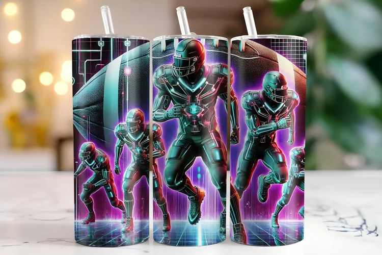 Football Tumbler Wrap | Sublimation | Tumblers