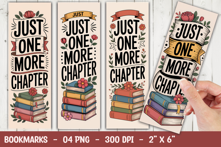 Just One Chapter Bookmark Sublimation