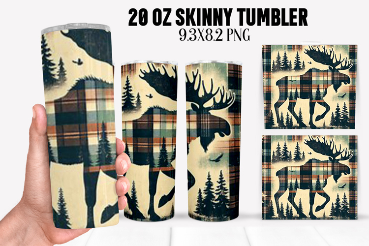 Christmas Deer Tumbler Sublimation ,20 oz Tumbler Wrap