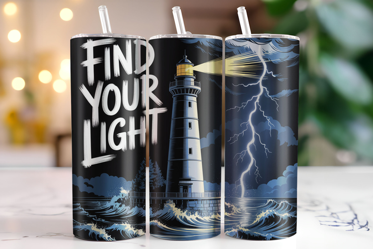 Find your light Tumbler Wrap | Sublimation | Tumblers