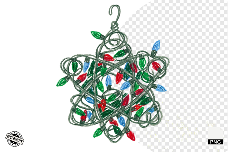 Holiday Lights Clipart Image 19