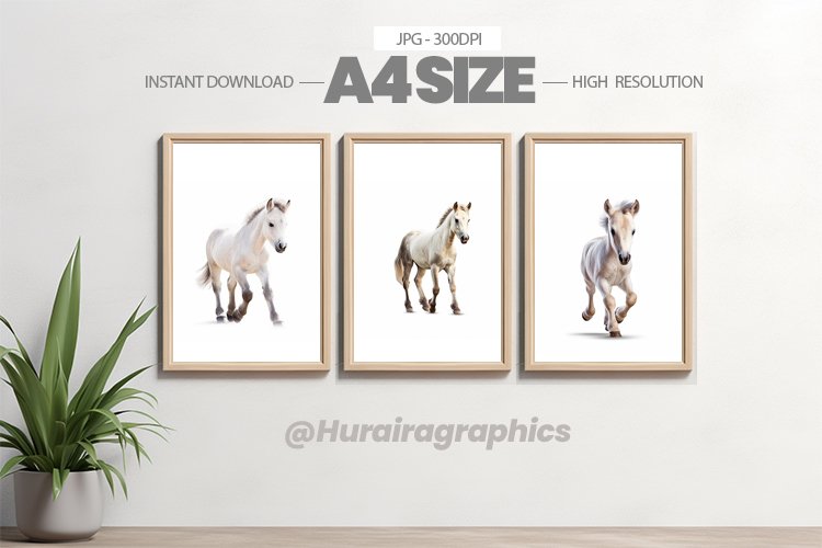 Safari Animal Wall Art - 03 Variations