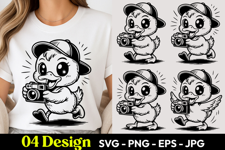 Cute Picnic Chick SVG PNG