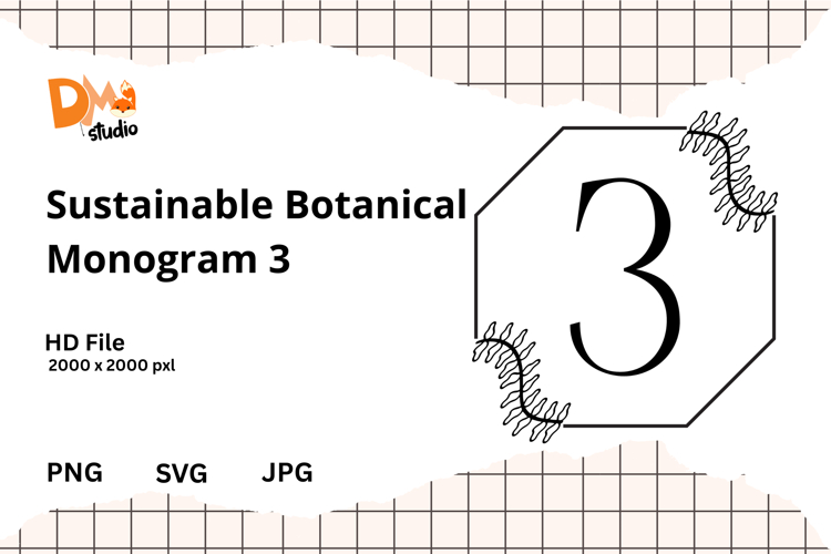 Sustainable Botanical Monogram
