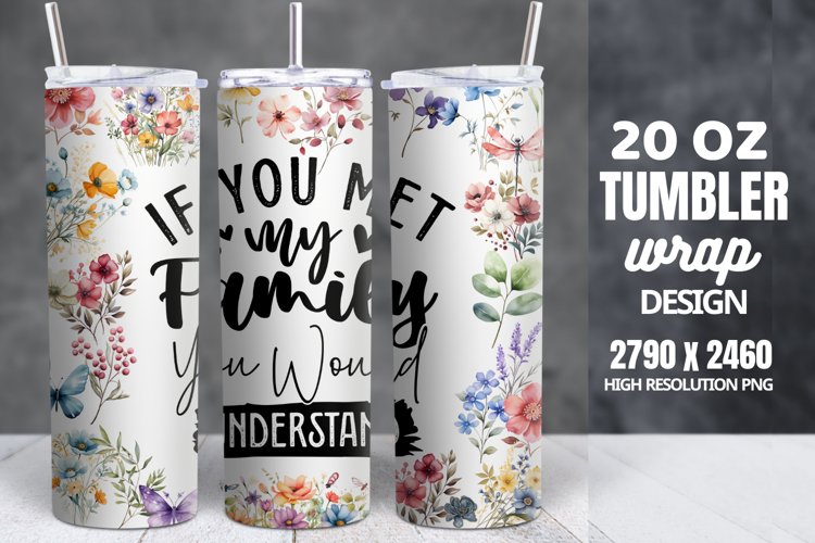 Funny Quotes 20oz Skinny Tumbler Sublimation, Sarcastic example image 1