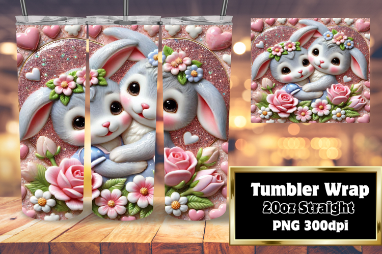 CUSTOMIZED PNG for 20oz Tumbler , Sweet Animals