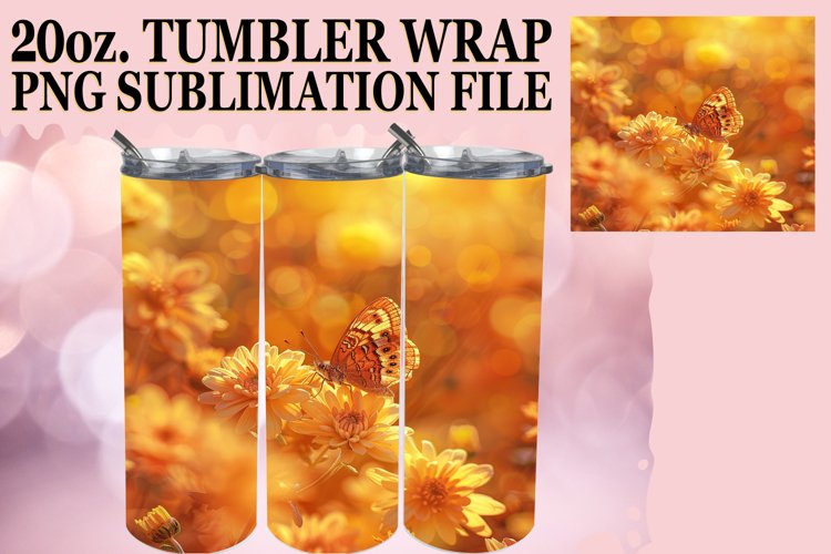Butterfly Wonderland Tumbler - Springtime Delight