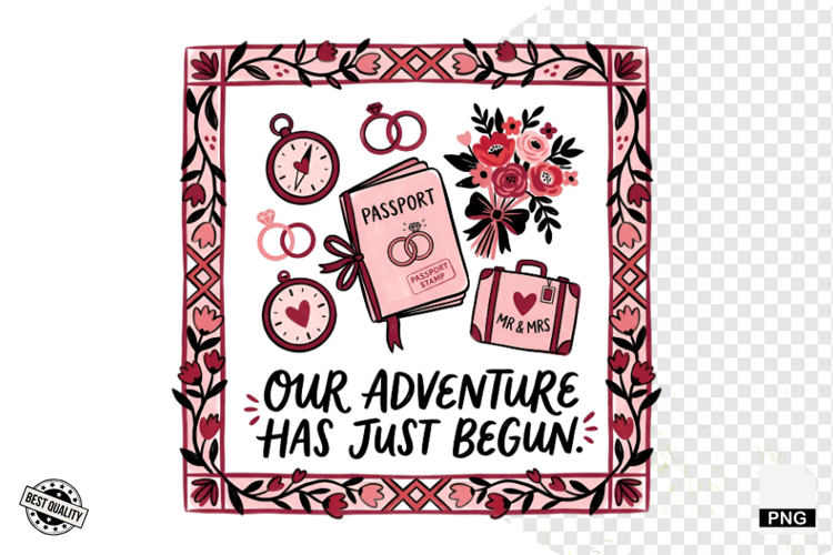 Summer Wedding Love Clipart example image 1