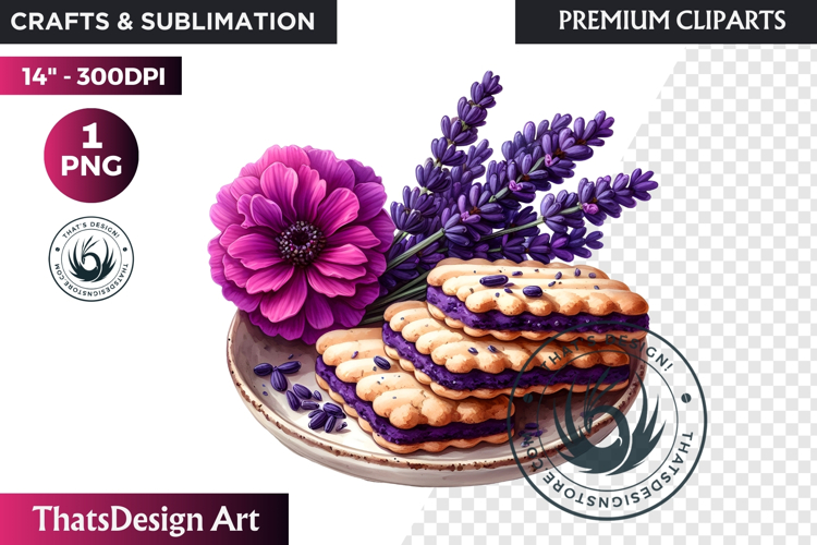 Lavender Clipart PNG, French Country Botanical sublimation