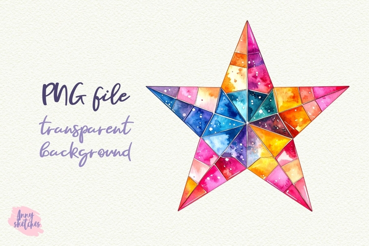 Retro Star Clipart Groovy Disco Christmas PNG