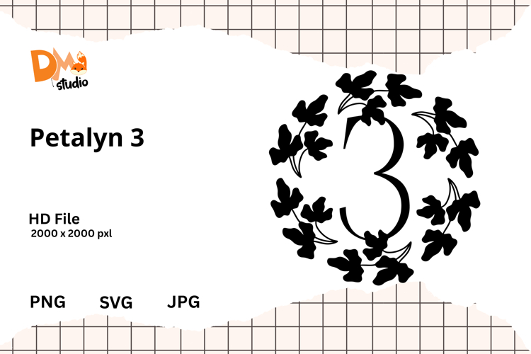Floral Monogram Letter Svg Image 15