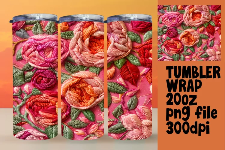 Bold Abstract Pattern Tumbler Sleeve