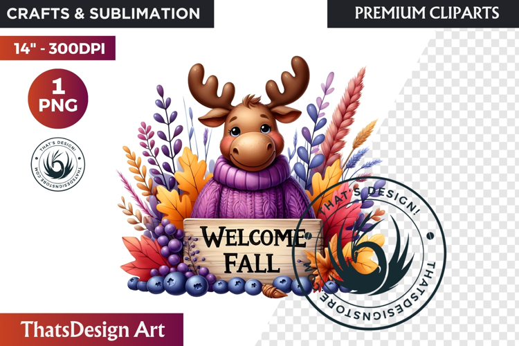 Autumn Cute animals with sign clipart Pumpkin thanksgiving