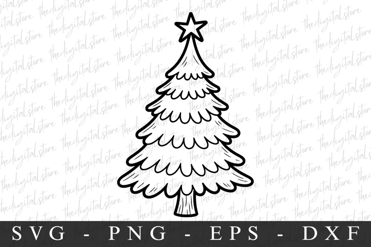 Merry Christmas Tree Svg Image 2