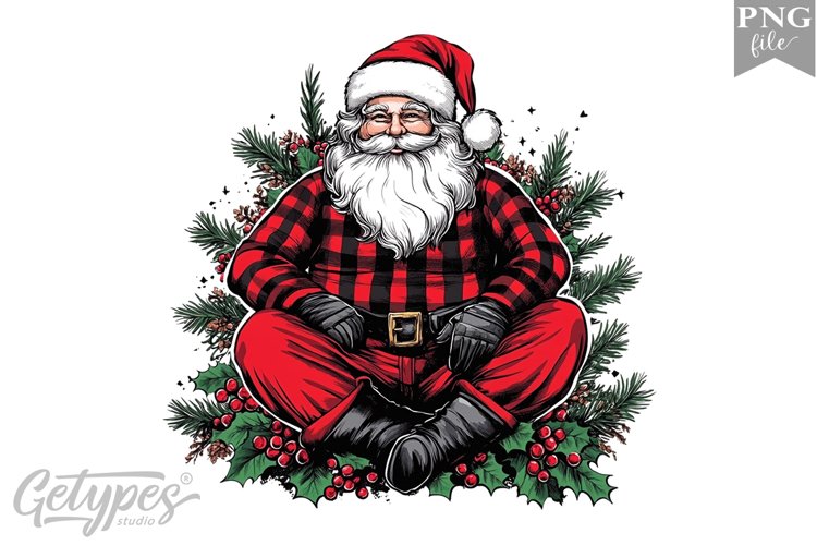 Santa Christmas Clipart Image 15