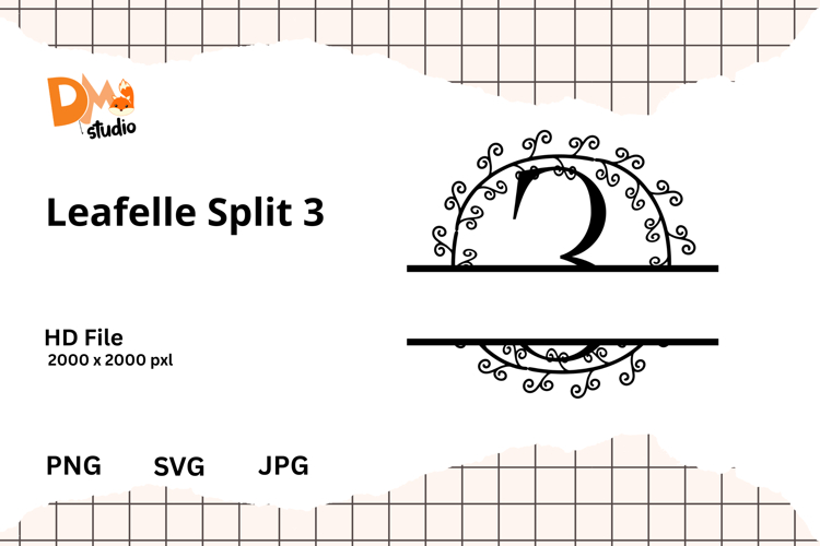 Floral Monogram Letter Svg Image 21