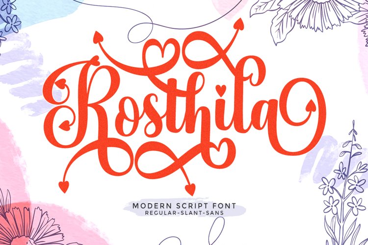 Rosthila Font Duo example image 1