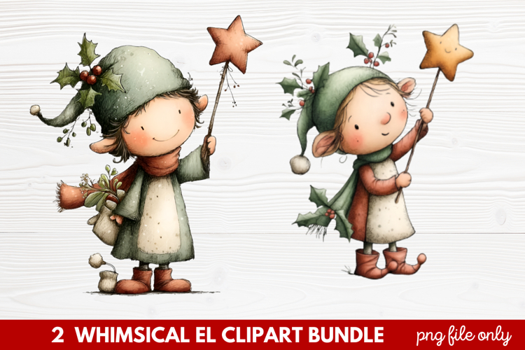 Cute Elf Clipart Image 13