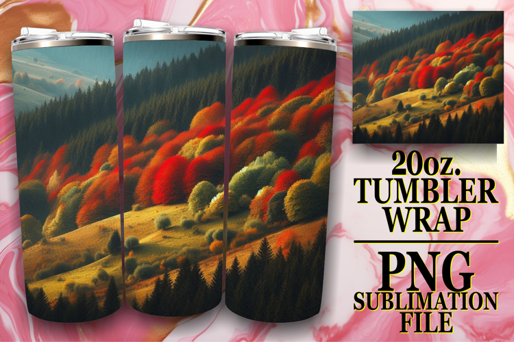 Thanksgiving Tumbler Wrap Image 12