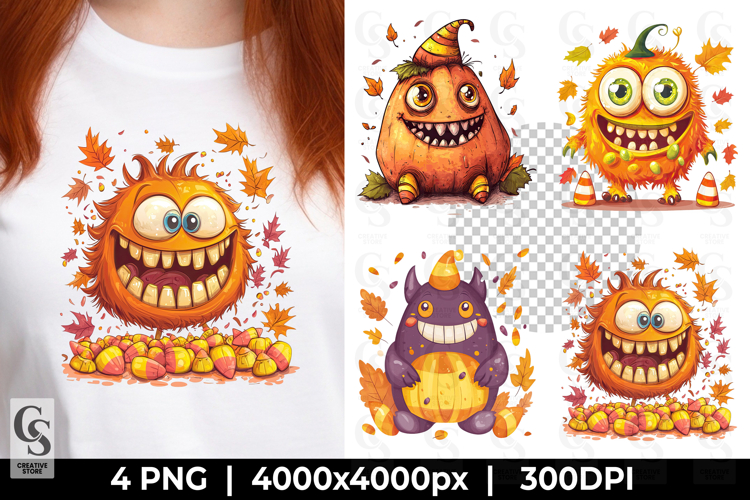 Cute Monster Clipart Image 5