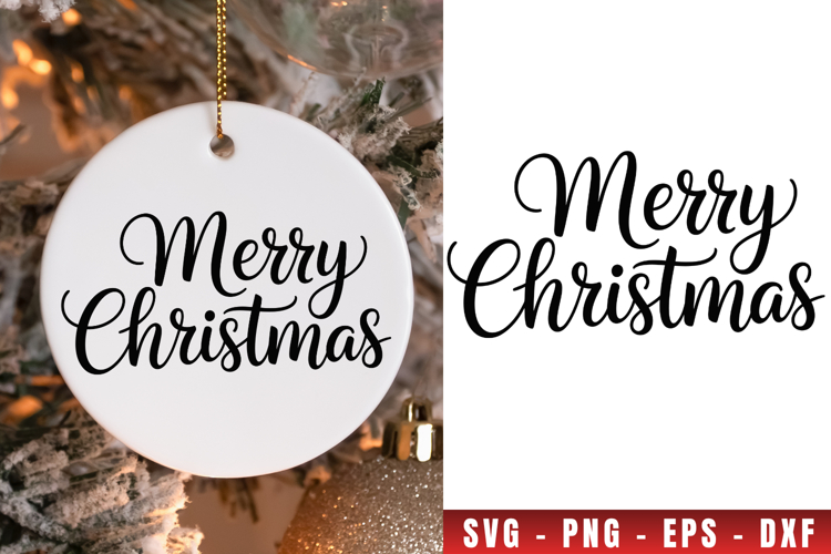 Merry Christmas Tree Svg Image 4