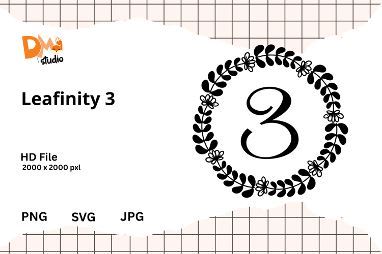 Floral Monogram Letter Svg Image 4