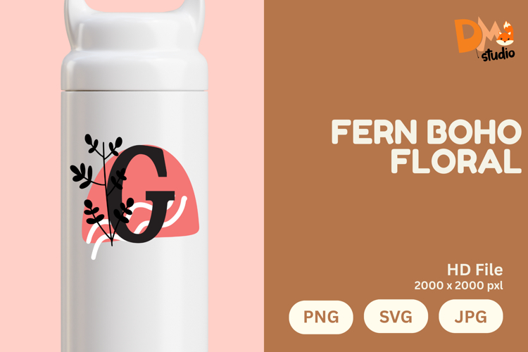Boho Floral Svg Image 10