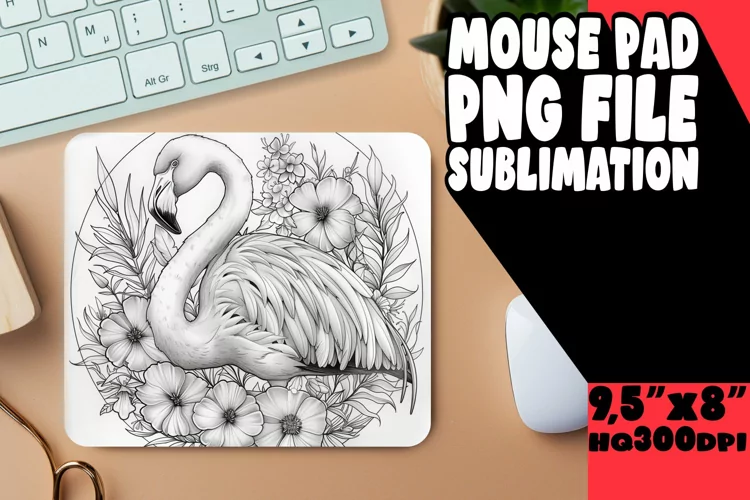 Island Delights Flamingo Mouse Mats