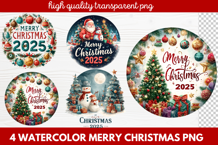 Christmas Watercolor Clipart Image 22