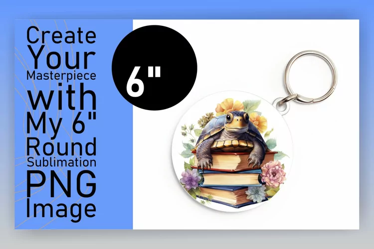 Watercolor Reading Animals in Floral Circles PNG