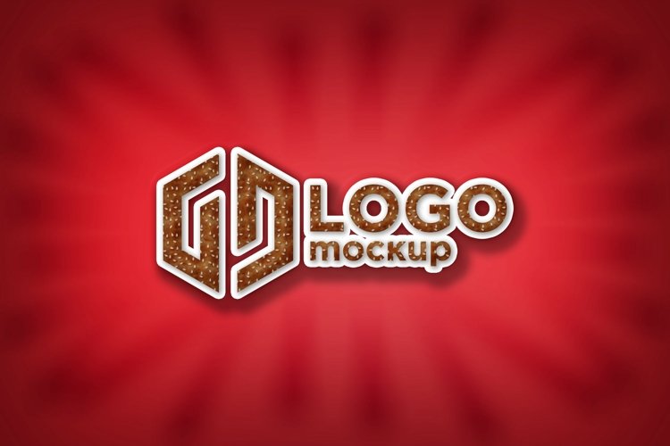 Burger Logo Mockup Template example image 1