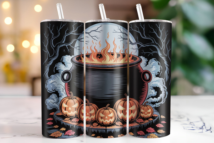 Happy Halloween Tumbler Wrap | Sublimation | Tumblers