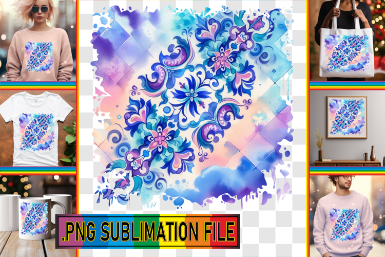 Unique TSHIRT Designs Magic PNG, Watercolor Pattern