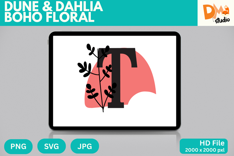 Boho Flower SVGs Image 2