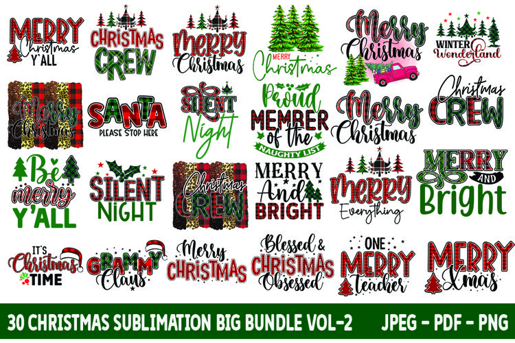 Christmas Ornament Sublimation Designs Image 23