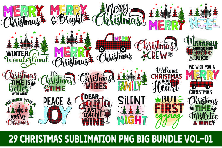 Christmas Ornament Sublimation Designs Image 22