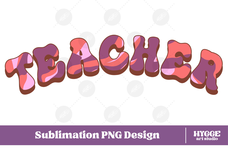 teacher Png Retro school kids Sublimation