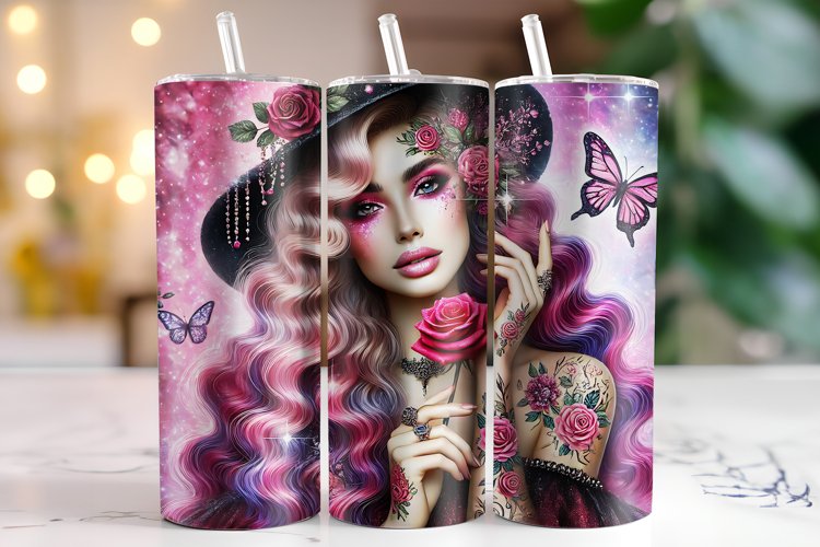 Girl Tumbler Wrap | Sublimation | Tumblers