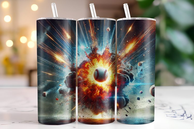 Baseball Tumbler Wrap | Sublimation | Tumblers