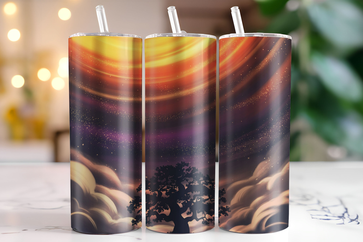 Tree Tumbler Wrap | Sublimation | Tumblers