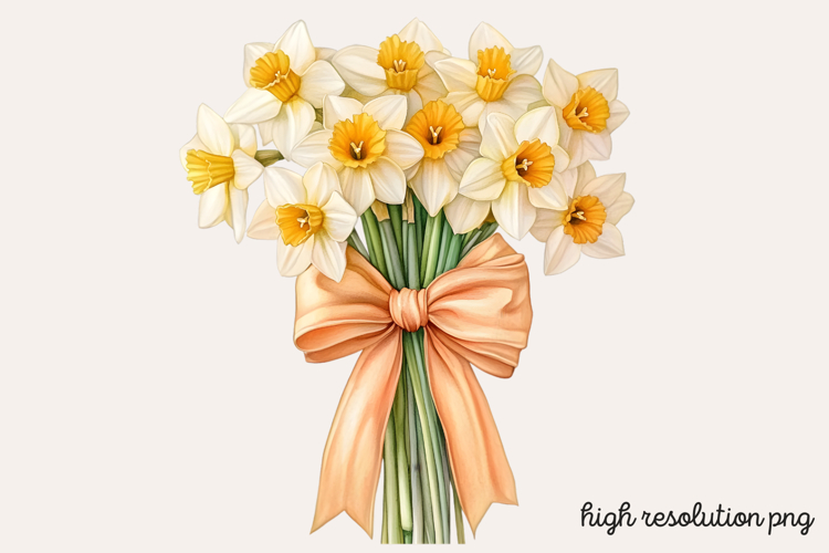 Daffodils Clipart Image 14