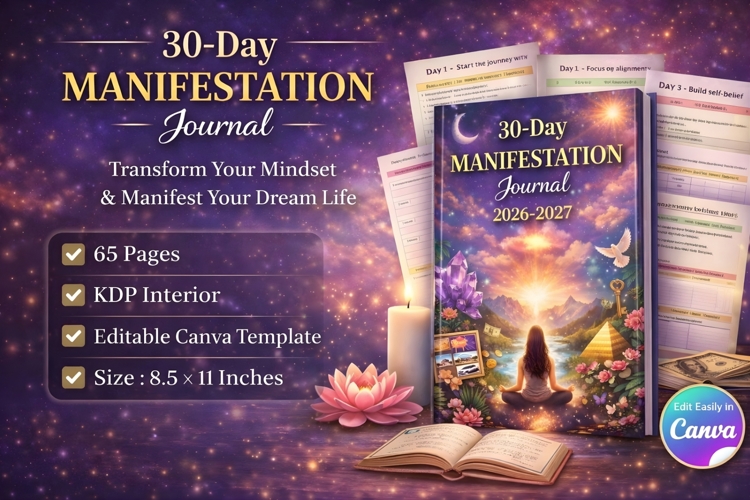 30-Day Manifestation Journal 20262027
