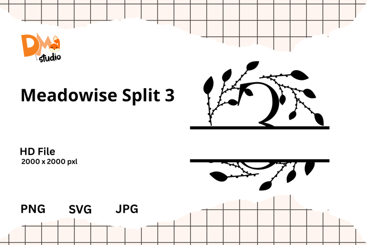 Floral Monogram Letter Svg Image 9
