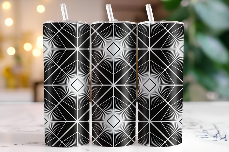 Geometric Pattern Tumbler Wrap | Sublimation | Tumblers