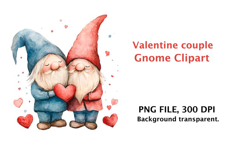 Valentine Gnome Clipart Image 6