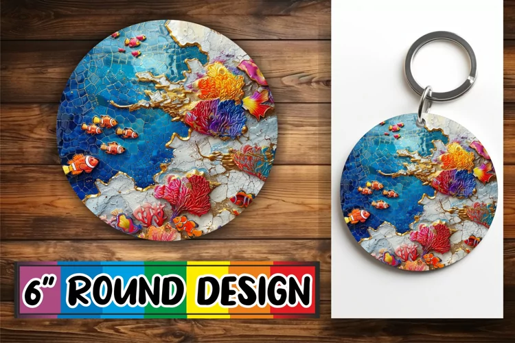 Luxe Landscape Keychain Marvels: Sparkling Designs